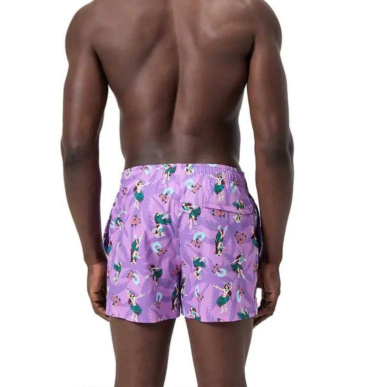 Speedo Hula Palm Swimming Shorts Men's Purple-1