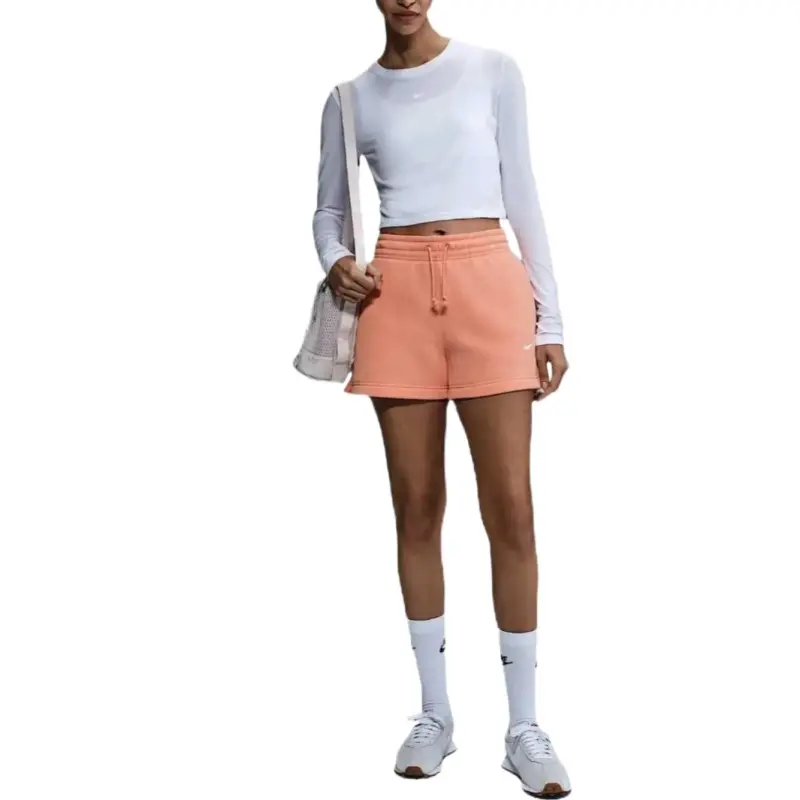 Nike Sportswear Phoenix Fleece SS25 Casual Shorts Women's Apricot-3