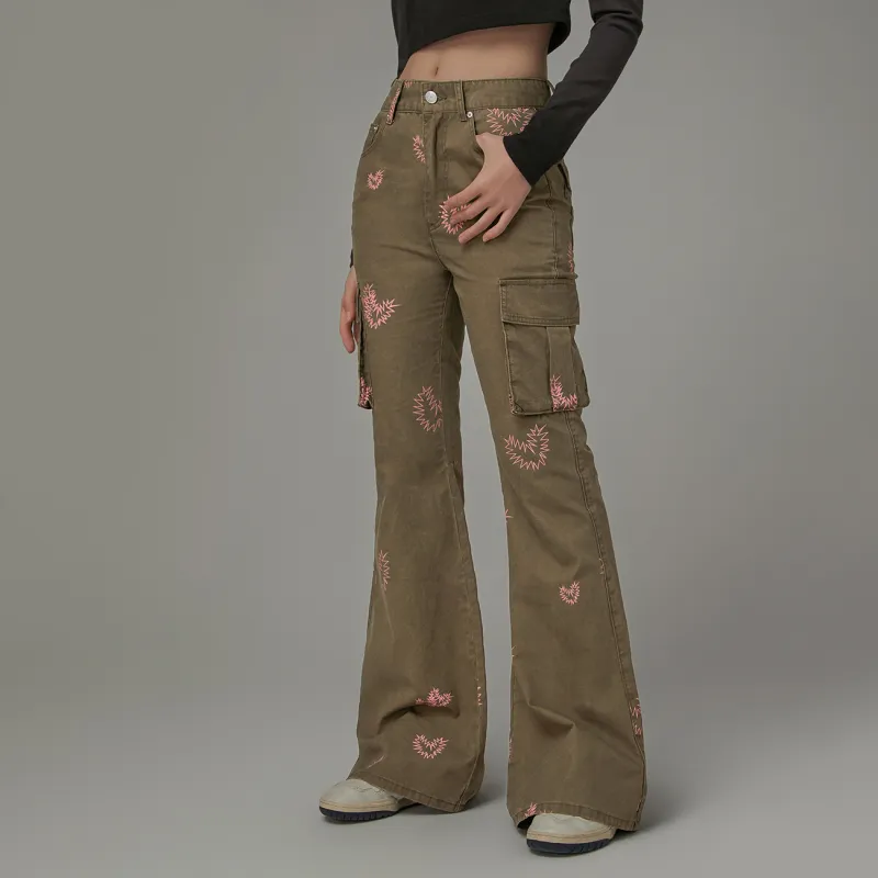 CHUU Casual Pants Women's Army Green-2