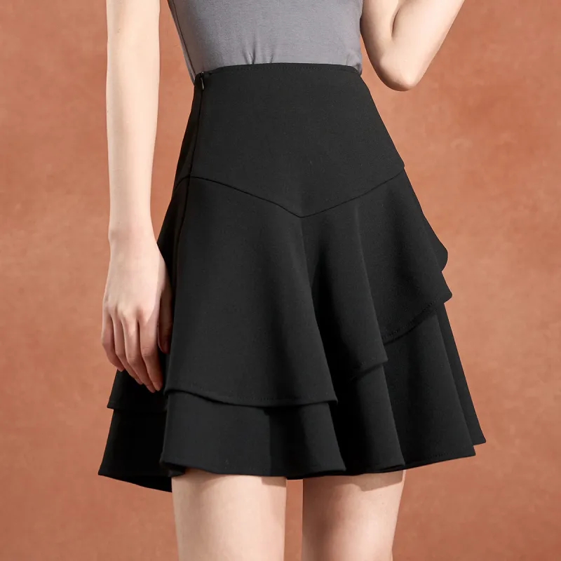 Mylan Casual Short Skirts Women's Black-2