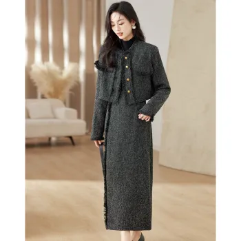 Like The Age Of Water Skirt Set Women's Dark Gray