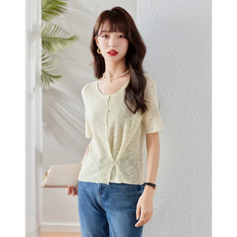 Love Elaine Summer Knitwear Loose Fit Women's-1