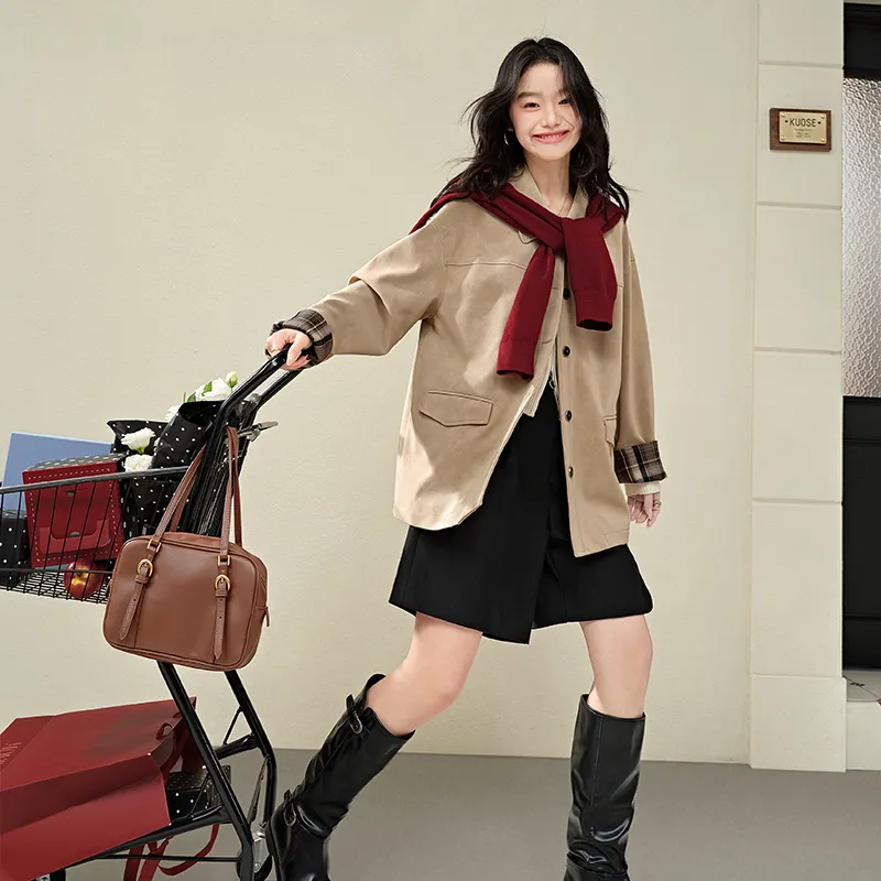 KUOSE Leather Jackets Women's-2