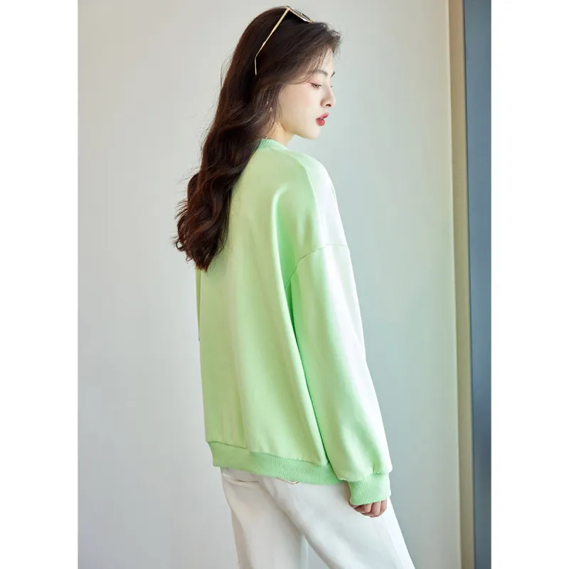 Like The Age Of Water Sweatshirt Women's Neon Green-6