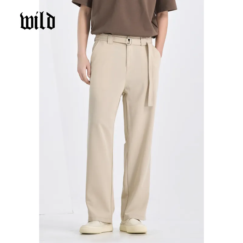 WILD LEADER Suit Trousers Men Khaki[XKW5138Y64M]-3