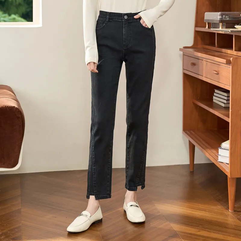 Inman Jeans Women's Denim Black-2