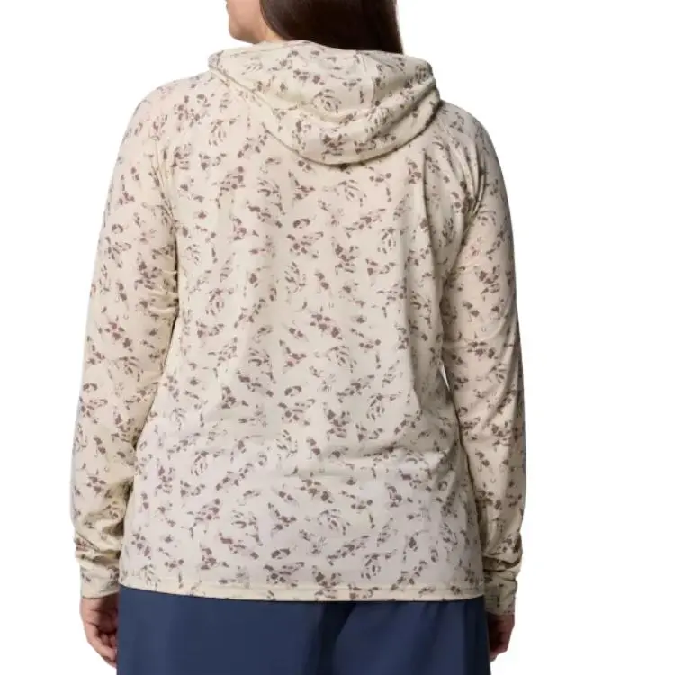 Columbia PFG Uncharted Sweatshirt Women's Stone Hunting Fish Color-1