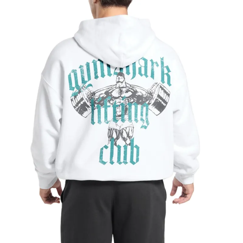 GYMSHARK Lifting Club Hoodie Sweatshirt Men's White-1