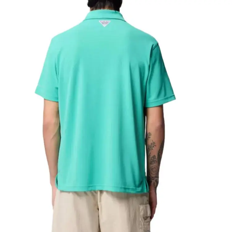 Columbia PFG Freezer Polo Shirt Men's Green-1