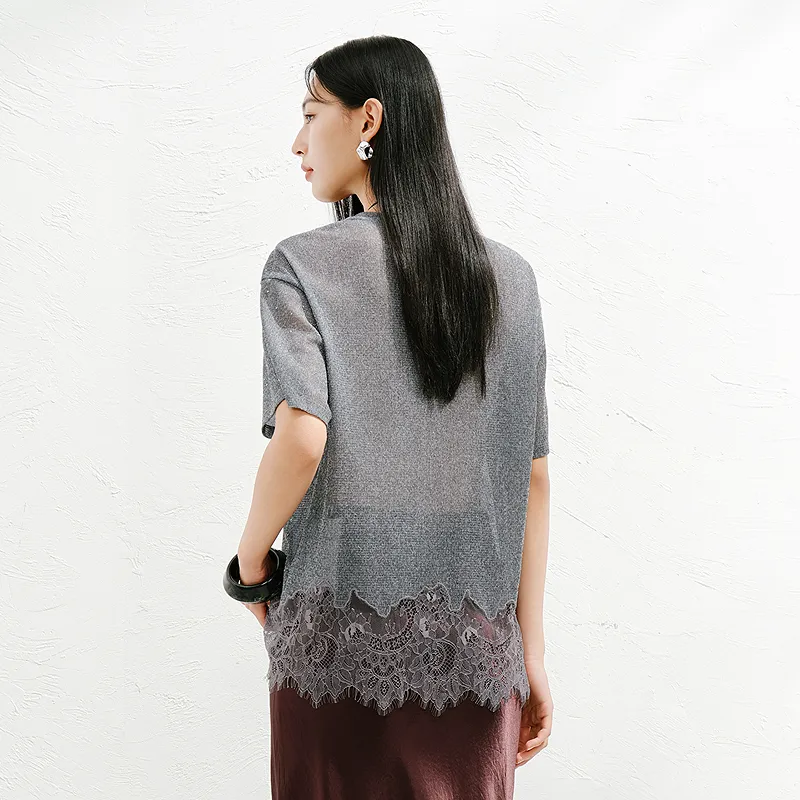 JZ. ANNAKRO Chiffon Shirt Women's-3