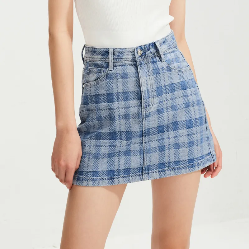 ONLY Denim Short Skirts Women's-2