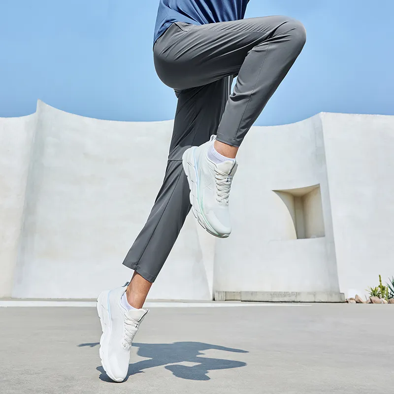 XTEP Training Pants Casual Pants Men's Pearl Gray-5