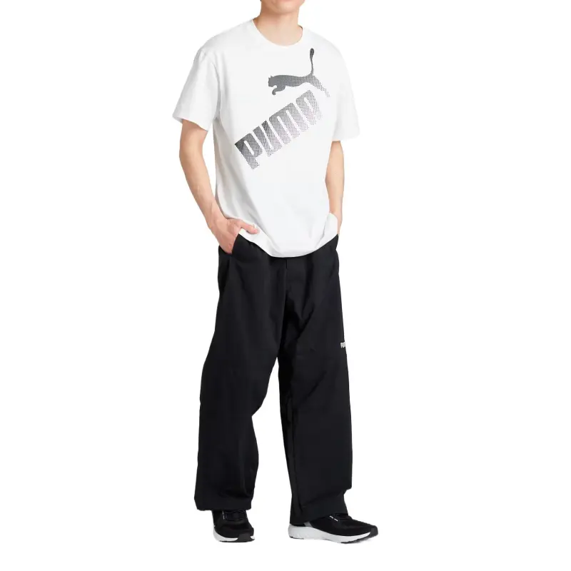 PUMA ESS T Shirts Men White-4