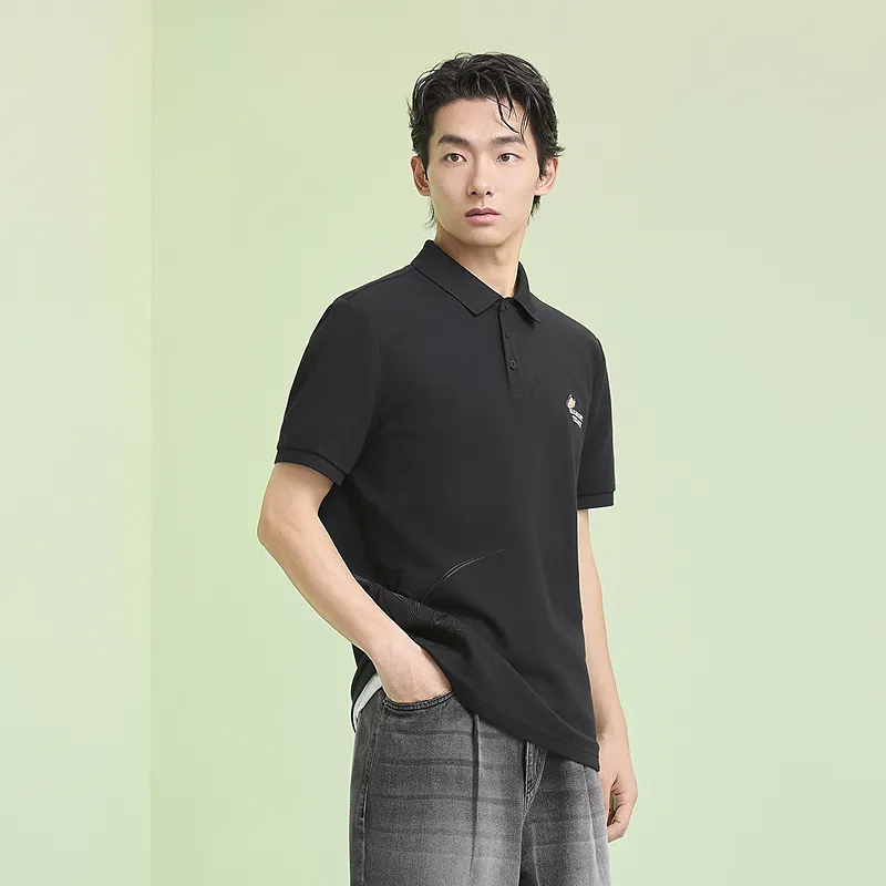 GXG Short Sleeved Polo Shirt Men's Black-3