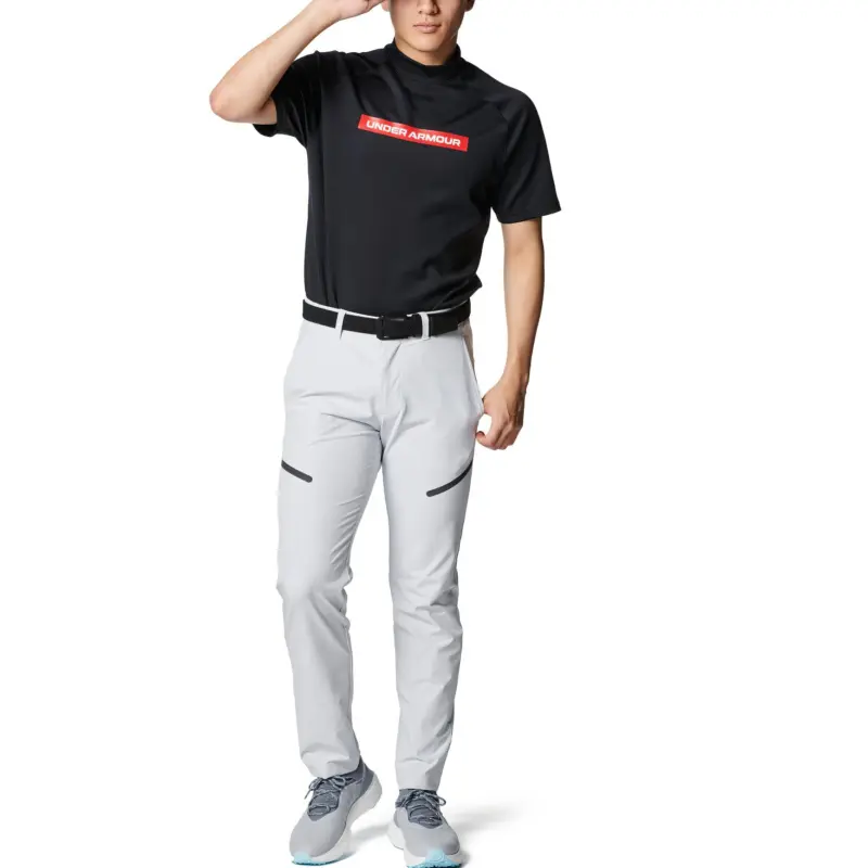 Under Armour Casual Pants Men's Gray White-2