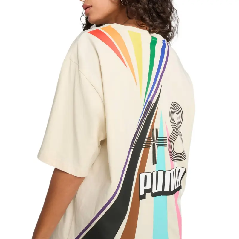 PUMA T Shirt Unisex High Mountain Snow-2