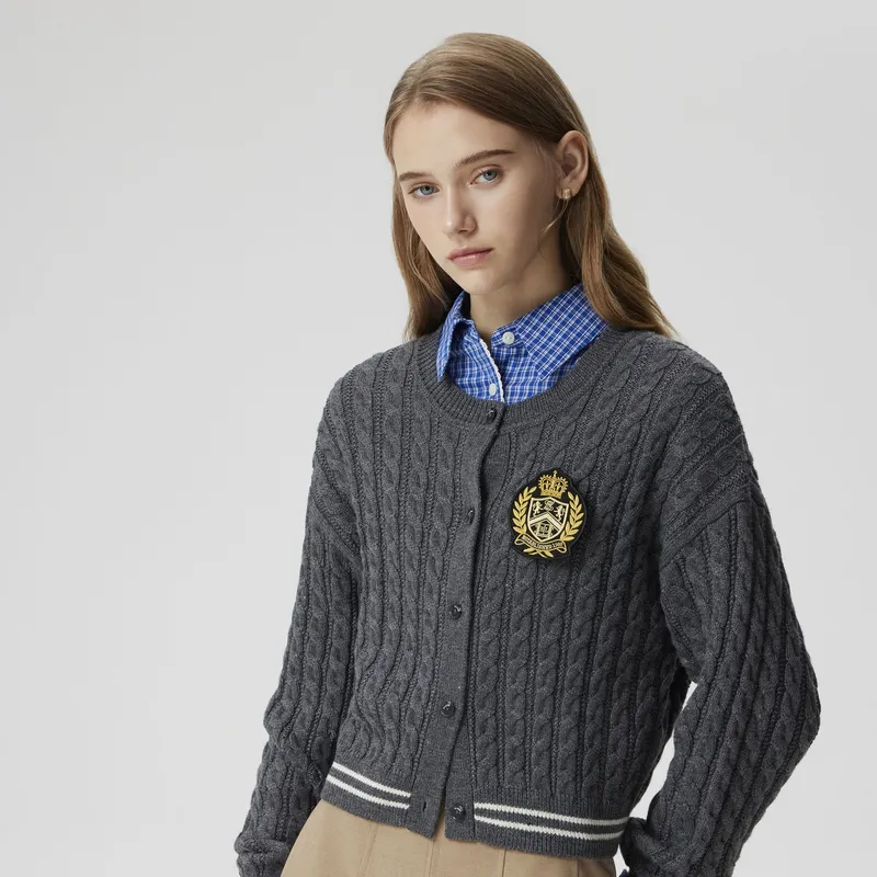 E.land Knitwear Women's Coal Gray-4