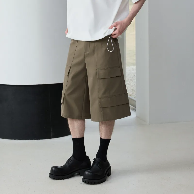 Lilbetter Casual Shorts Men Khaki-4