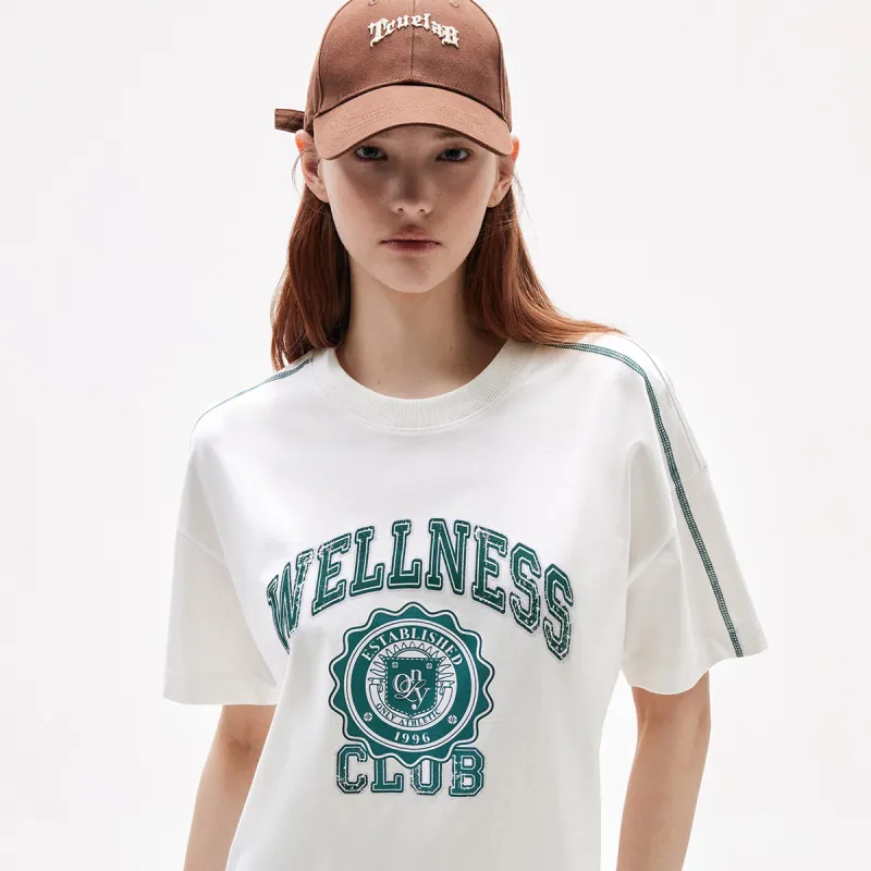 ONLY T-Shirt Women's Snow Lotus White-4