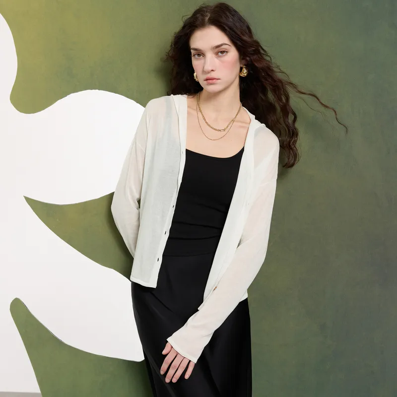 3COLOUR Sweater Women's Pearl White-4