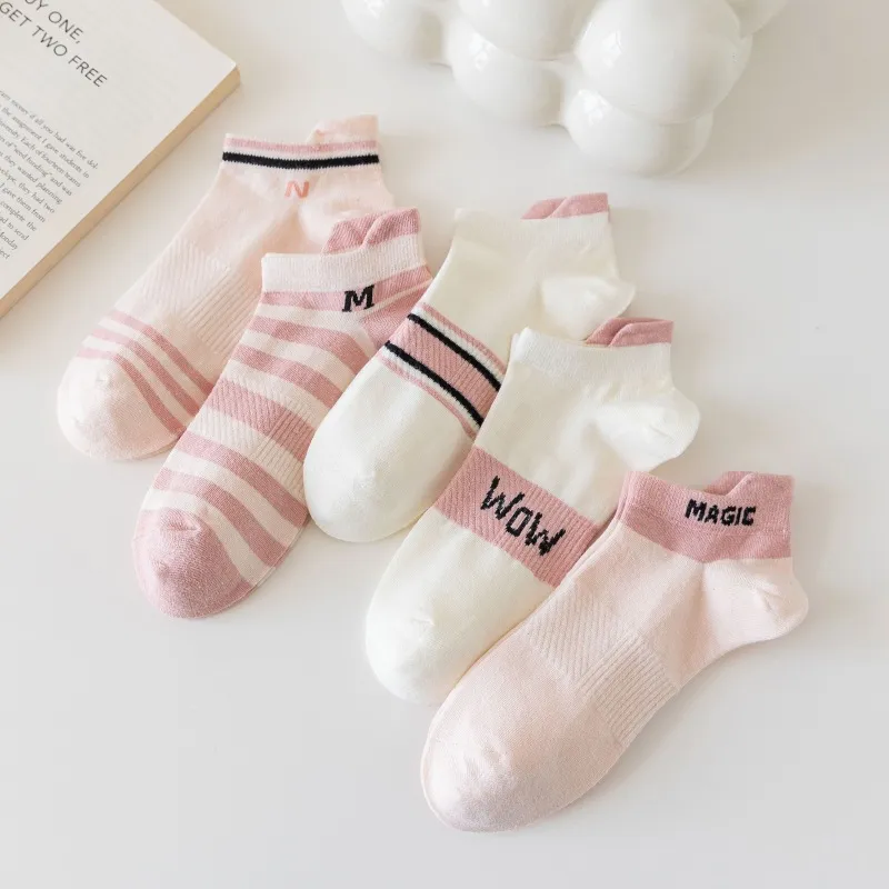 Gentle Welcome All Season All Ankle Socks Women's 5 Pack-3