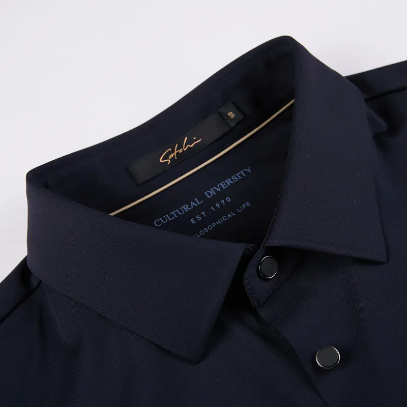 Satchi Shirts Men Navy Blue-2