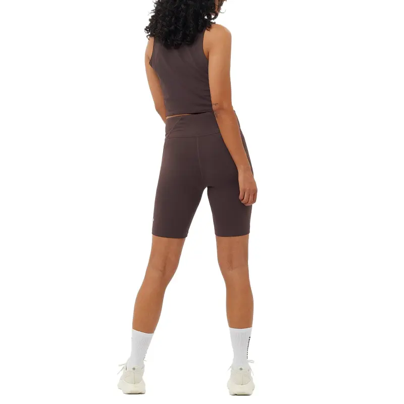 SALOMON SHKout Bliss Sport Vests Women's Coffee Bean Color-2