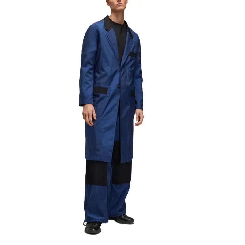 Adidas Y 3 ULTRALIGHT NYLON BLAZER COAT Jacket Men's Blue-1
