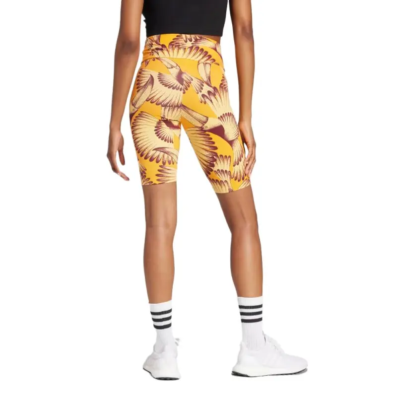 Adidas Women's Farm Bike Shorts Semi Spark/Bright Orange/Shadow Red-2