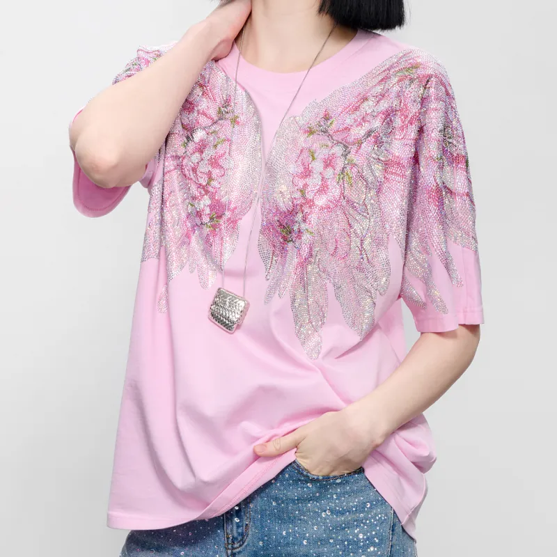 TCH T Shirts Women's Pink-3