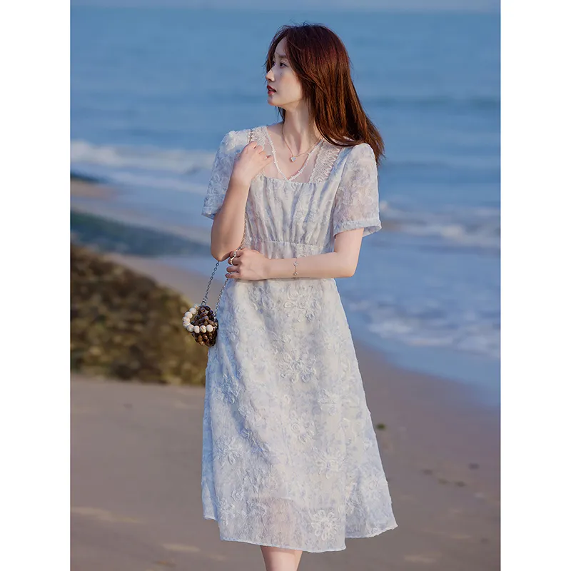 A Paradise For Awakening Short Sleeved Dress Women's-5