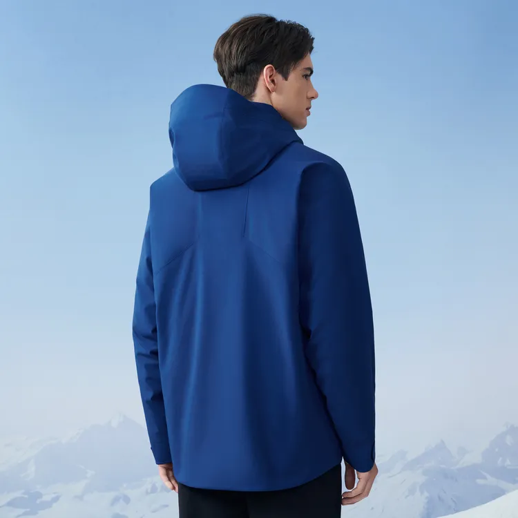 DESCENTE SKI STYLE Waterproof, Windproof, And Breathable Windbreaker Jacket Men's-4