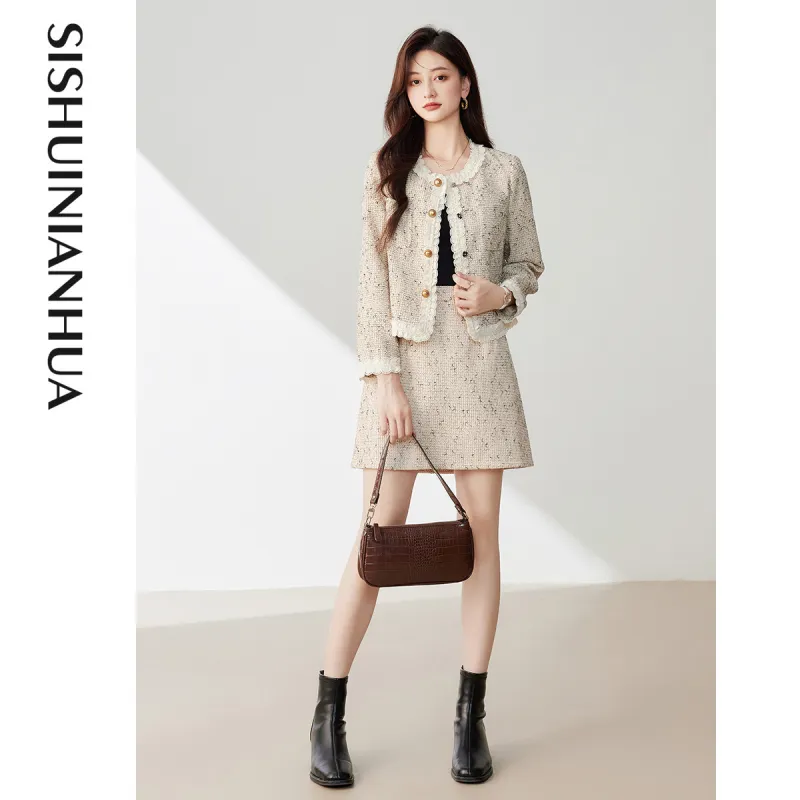 Like The Age Of Water Spring Fall Long Sleeved Dress Loose Fit Women's-3
