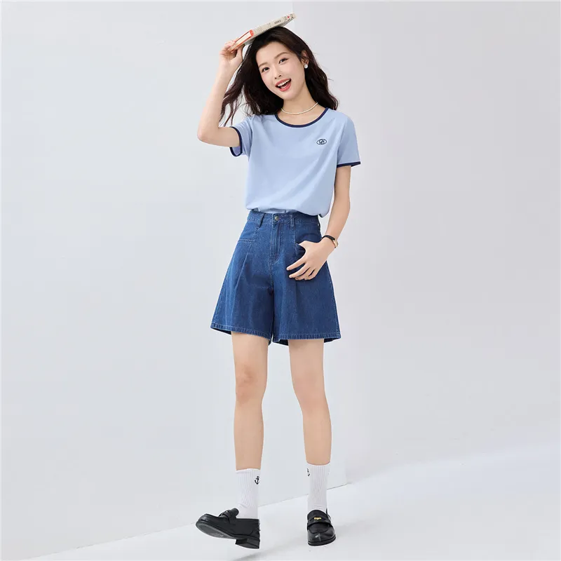 UNIQLO Denim Shorts Women's-5