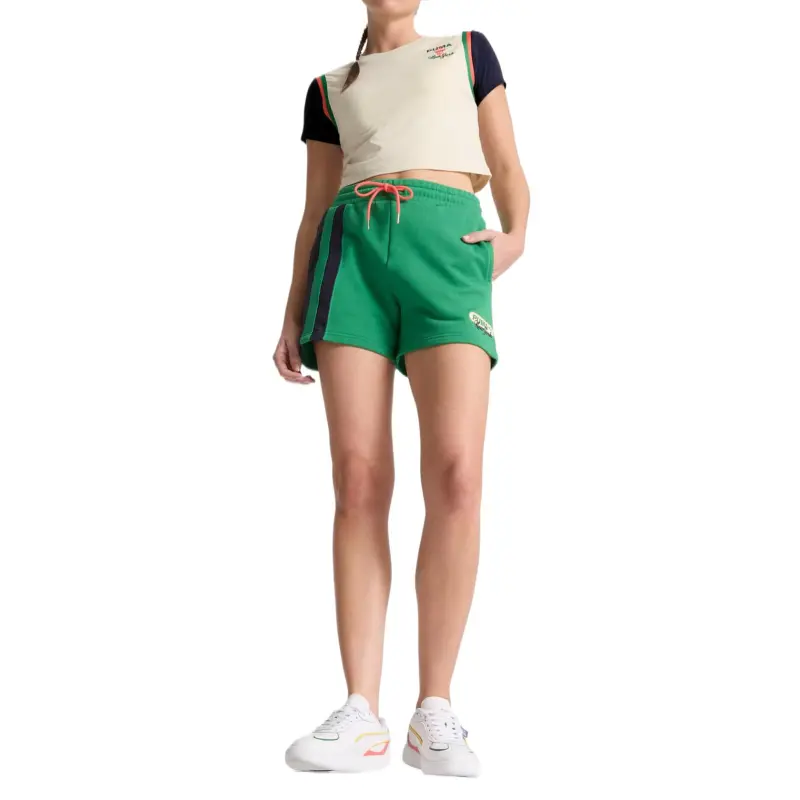 PUMA Camiseta Ajustada Y Corta Para Mujer Bright Lights Wardrobe Essentials Nyc Flagship-3
