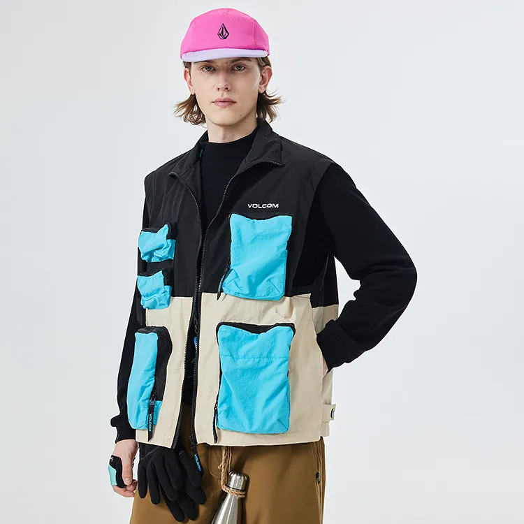 VOLCOM Vest Unisex Interstellar Blue-5