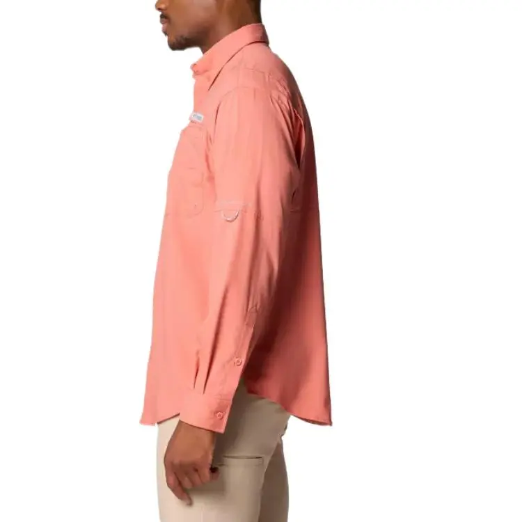 Columbia PFG Tamiami Shirt Men's Peach Pink-2