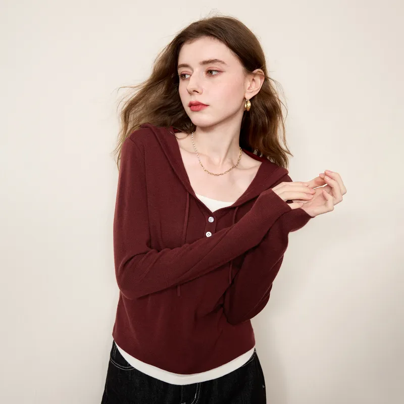 3COLOUR Knitwear Women's Ancora Red-2