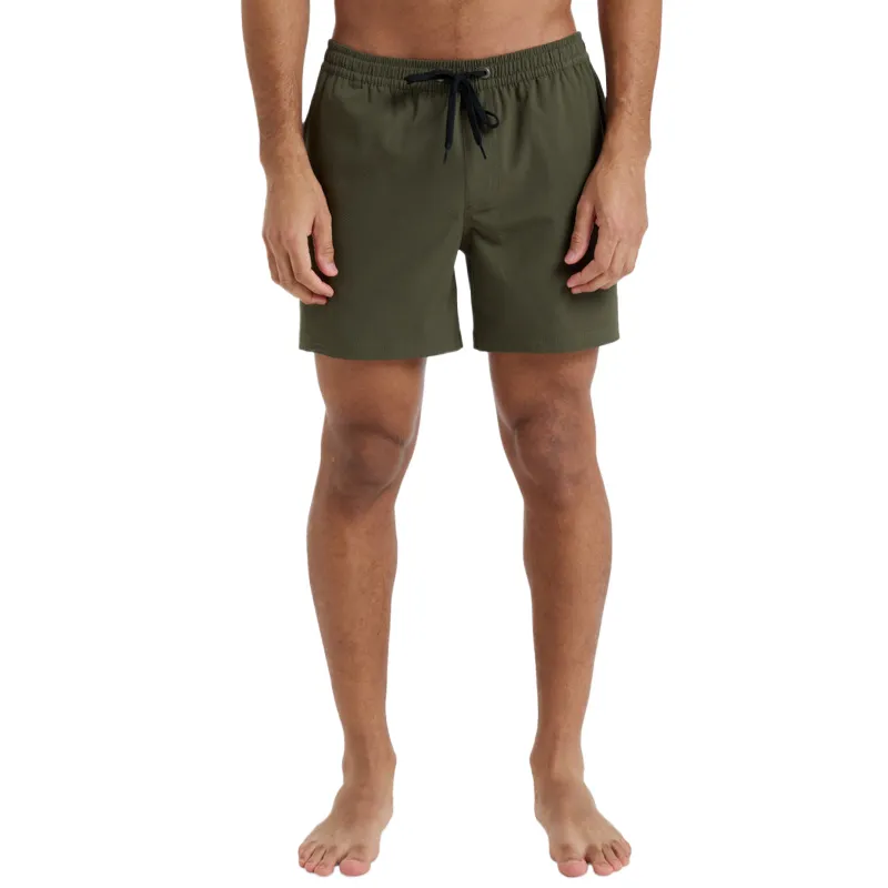 Quiksilver Everyday Flex Volley Beach Shorts Men's Grape Leaf Green-5