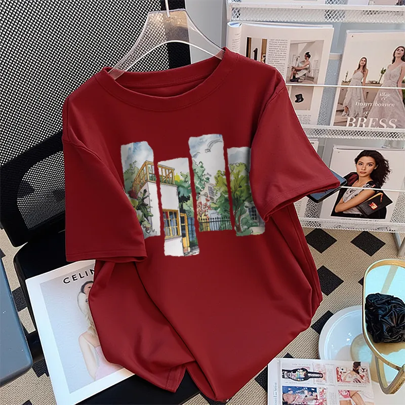 FAIRWHALE T Shirts Women's-8