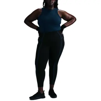 Nike Dri Fit OneSwoosh Leggings Women's Black/Arsenal Marine Blue/Black