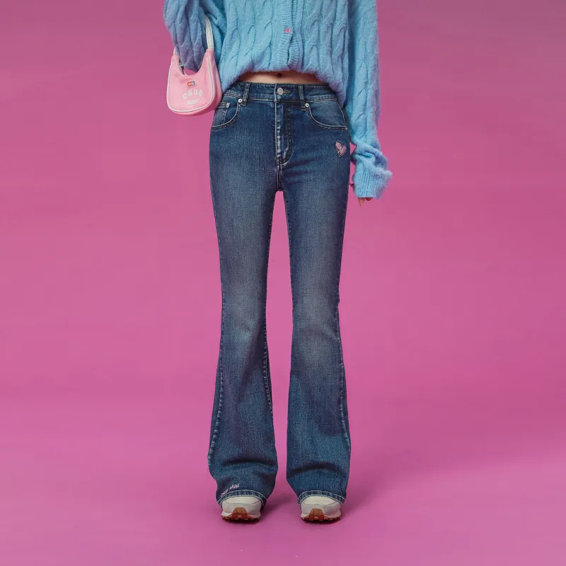 CHUU Jeans Women's Dark Denim Blue-2