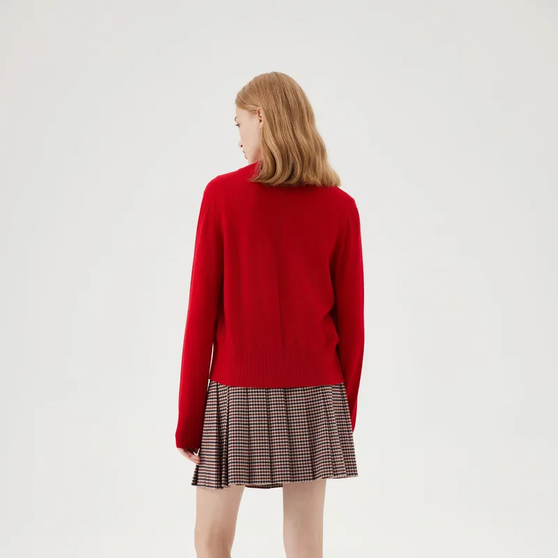 E.land Casual Short Skirts Women's Burgundy/Baojun Earth Color-4