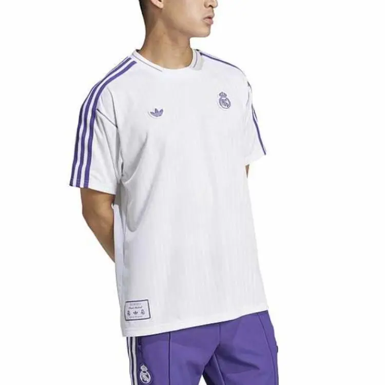 Adidas Free Shipping With AdiClub Real Madrid Terrace Icons Jersey Gender Neutral-3