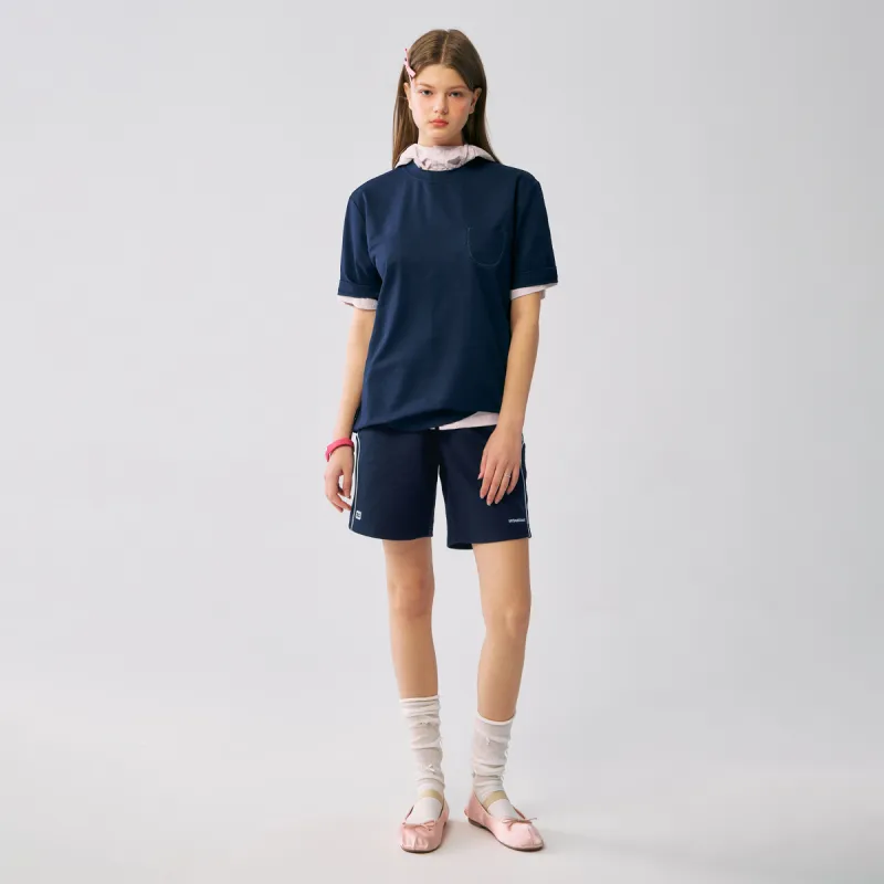 MYSAMESAME T Shirts Unisex Navy Blue-2