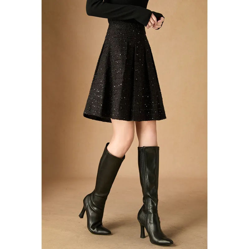 Mylan Casual Short Skirts Women's Black-2