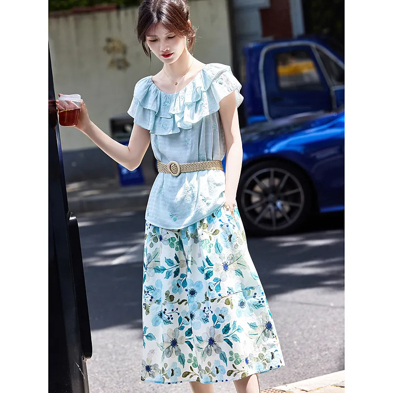 A Paradise For Awakening Skirt Set Women's-3