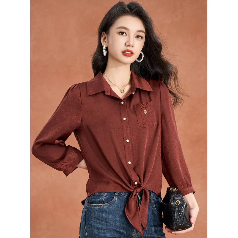 Mylan Shirts Women's Ancora Red-4