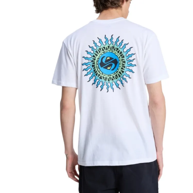 Quiksilver T Shirts Men White WBB0-4