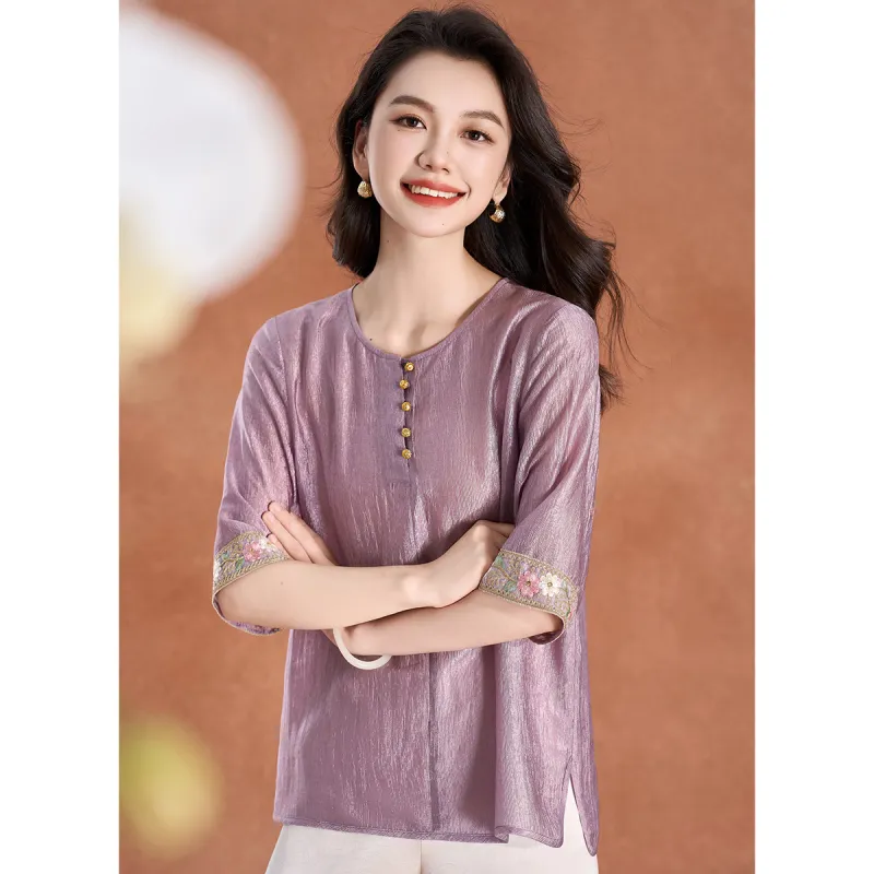 Mylan Shirts Women's Purple-3